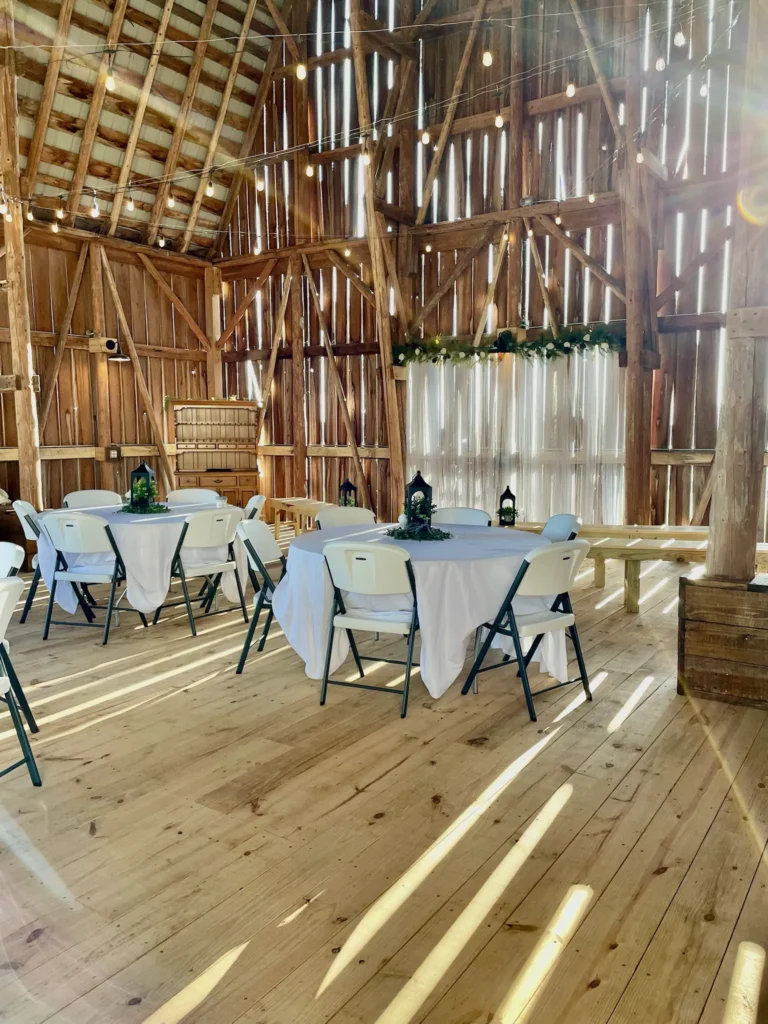 Timber Rose Barn Interior - Wedding Venue (1)