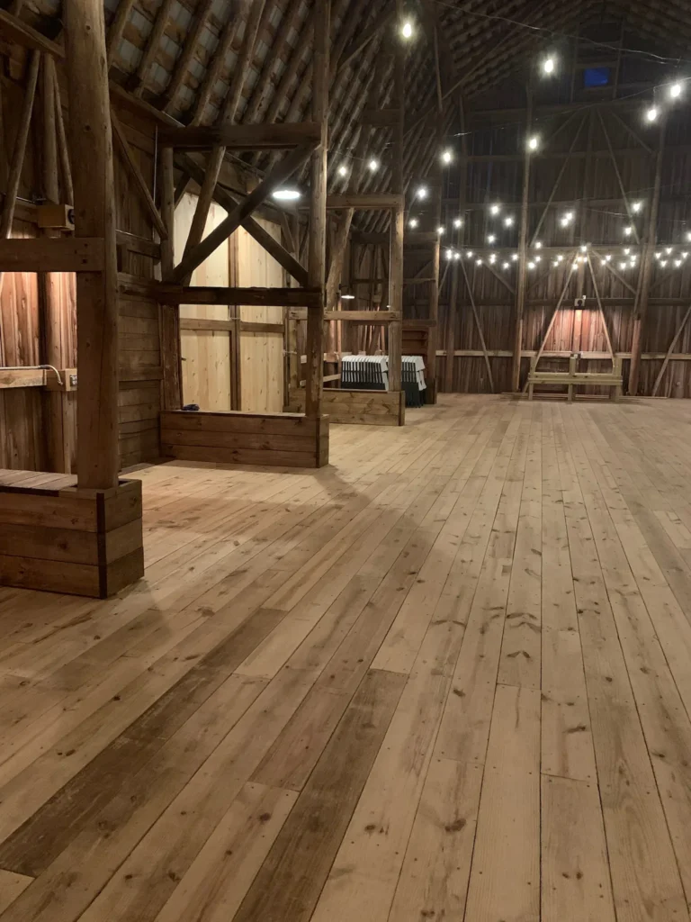 Timber Rose Barn Interior - Wedding Venue (2)